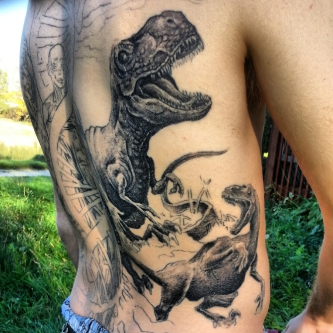 13 Dinosaur Tattoo Designs