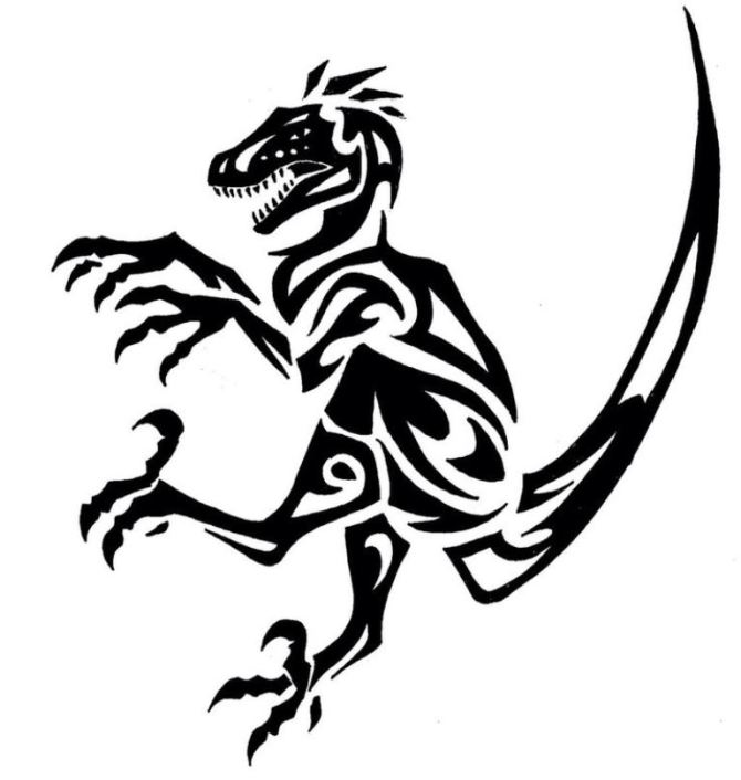 19_tribal_dinosaur_tattoo