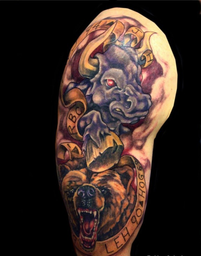 06-bull-and-bear-tattoo