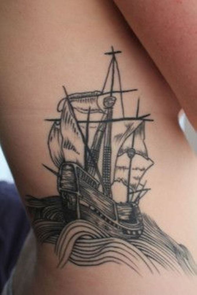 12-sailing-ship-tattoo-design