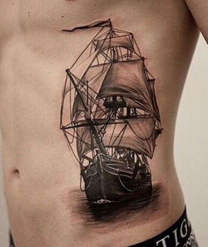 13-sailing-ship-tattoo-designs