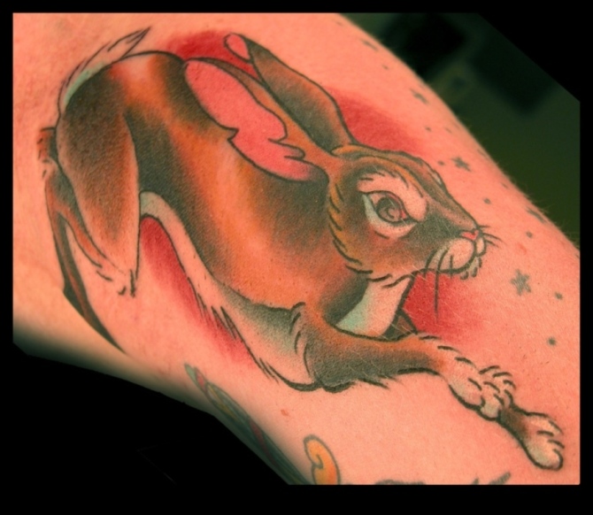 02 Jack Rabbit Tattoo - 30 Rabbit Tattoos