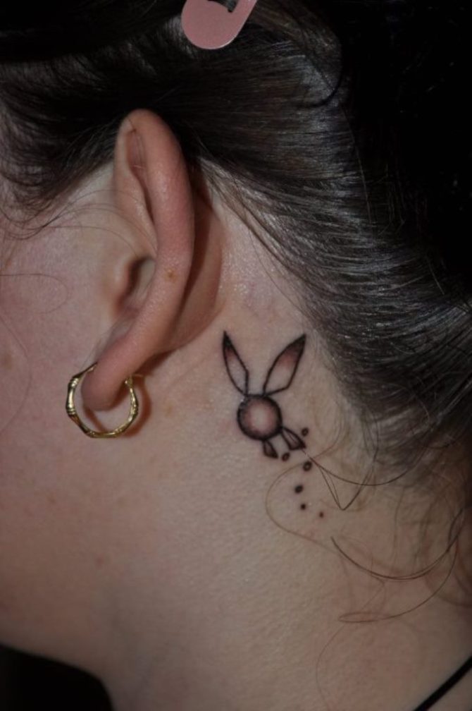 07 Rabbit Ear Tattoo - 30 Rabbit Tattoos
