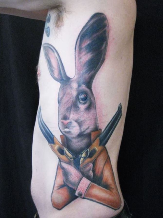 10 Rabbit Tattoo Gun - 30 Rabbit Tattoos