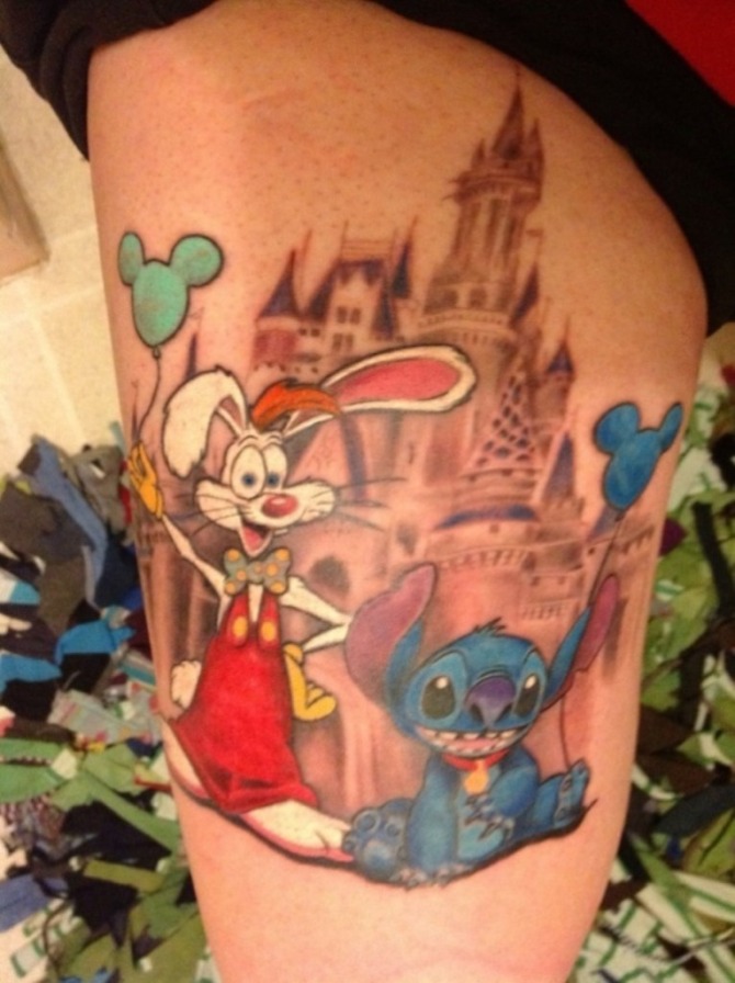 13 Roger Rabbit Tattoo - 30 Rabbit Tattoos