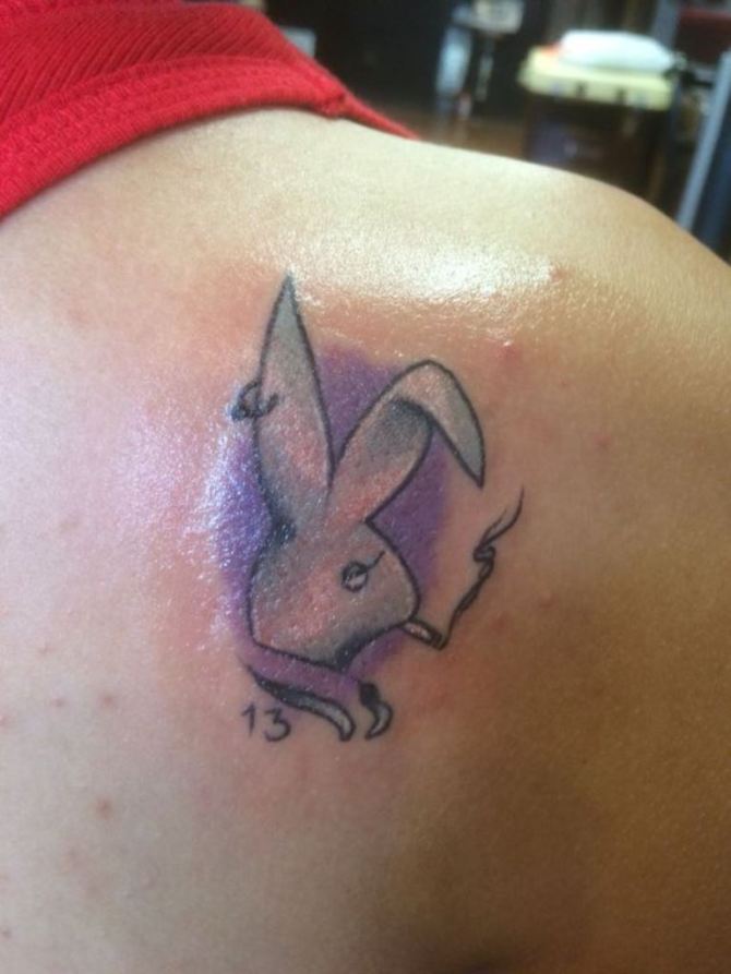 27 Rabbit Head Tattoo - 30 Rabbit Tattoos