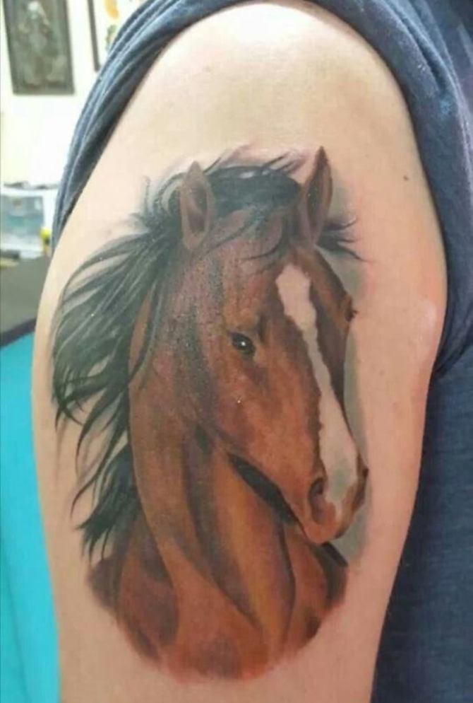 05 Horse Design Tattoo - 20 Horse Tattoos