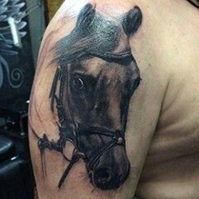 10 Horse Tattoo Arm - 20 Horse Tattoos