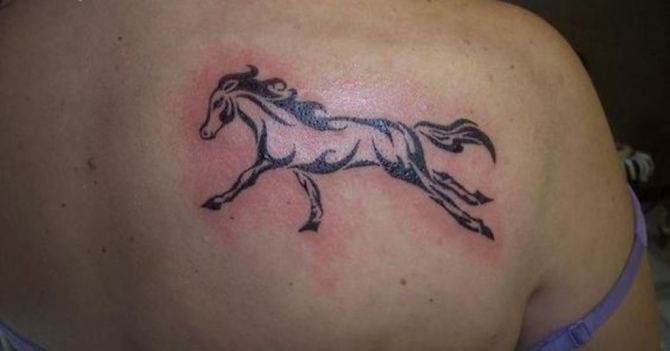 09 Horse Rearing Tattoo - 20 Horse Tattoos