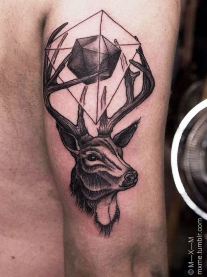 12 Deer Tattoo Images - 30 Deer Tattoos