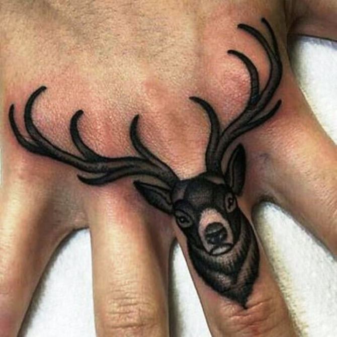 26 Small Deer Tattoo Designs - 30 Deer Tattoos