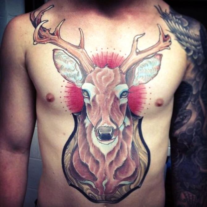 28 Tattoo Deer Designs - 30 Deer Tattoos