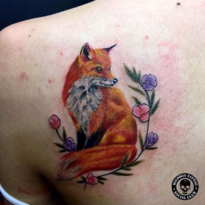 12 Fox Shoulder Tattoo - 30 Fox Tattoos