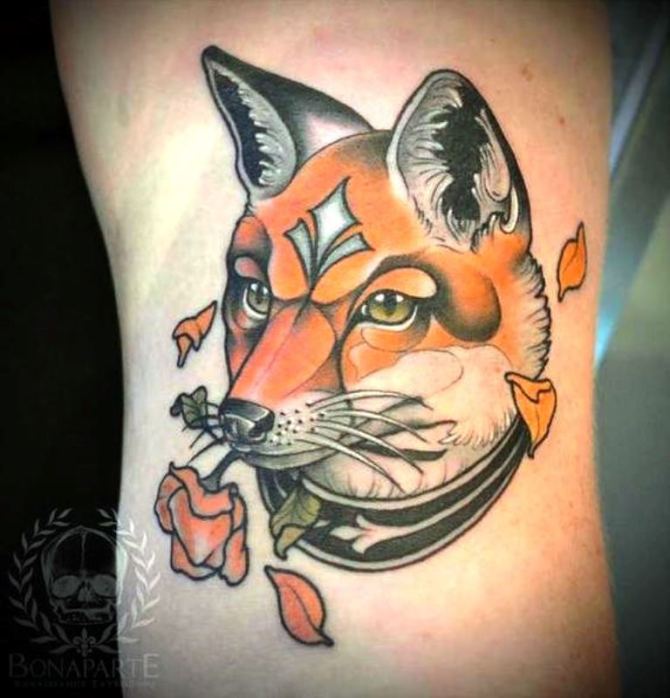 21 Fox Tribal Tattoo Designs - 30 Fox Tattoos
