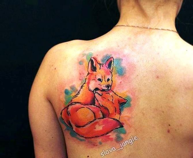26 Simple Fox Tattoo - 30 Fox Tattoos