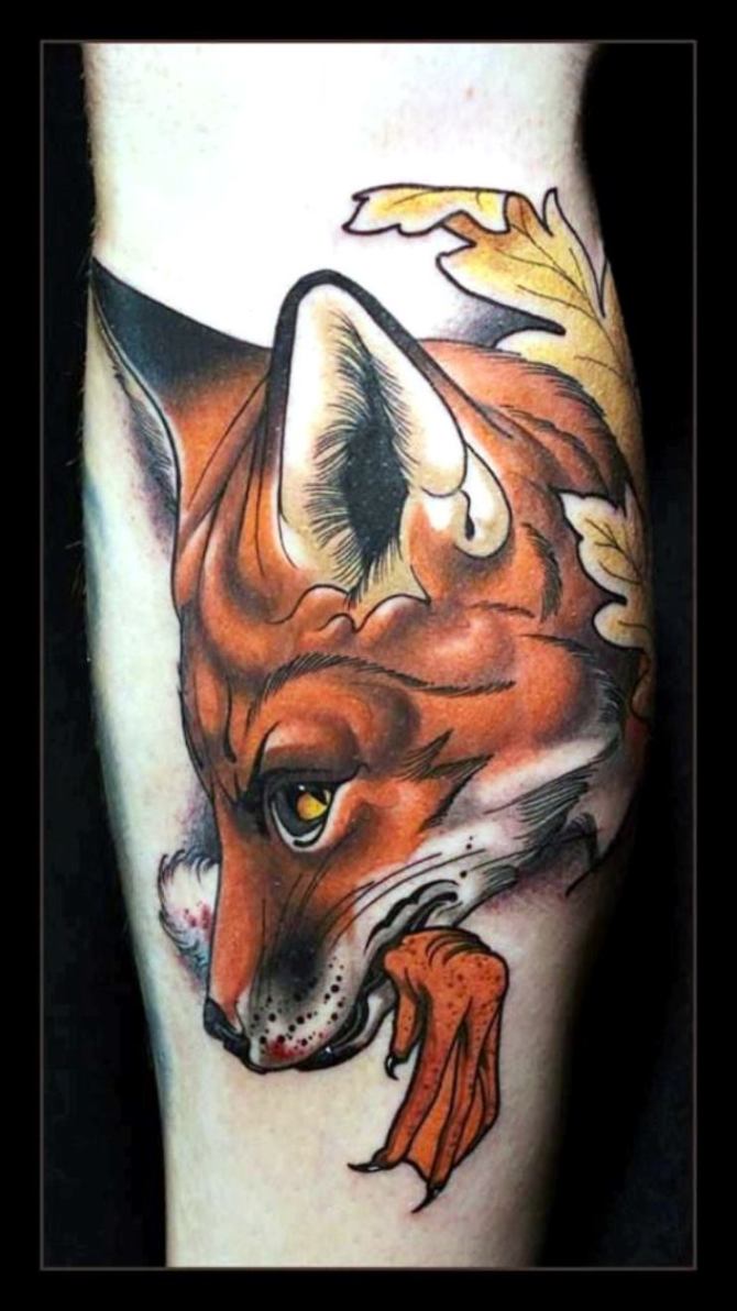 25 Red Fox Tattoo Designs - 30 Fox Tattoos