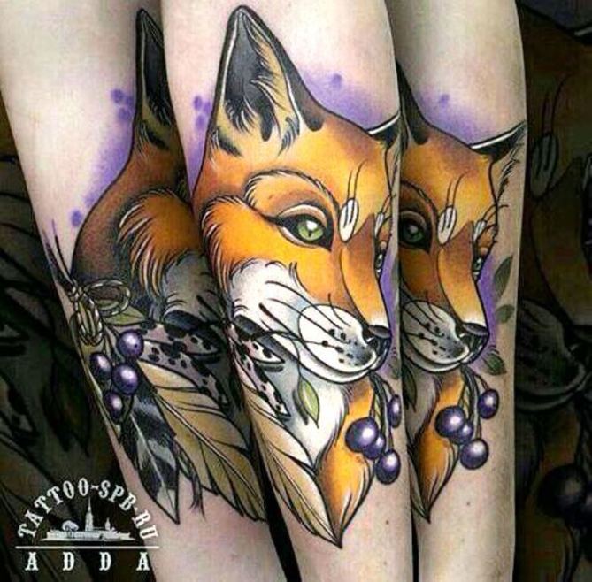 28 Tattoo Fox Designs - 30 Fox Tattoos