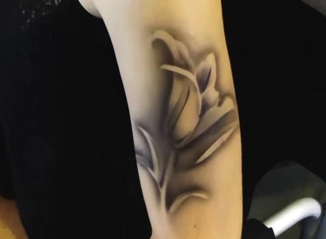 Arm Lily Tattoo