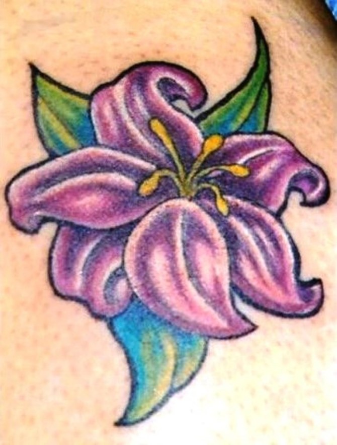 Stargazer Lily Tattoo