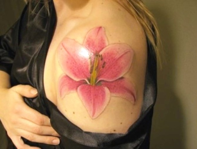 Lily Symbol Tattoo