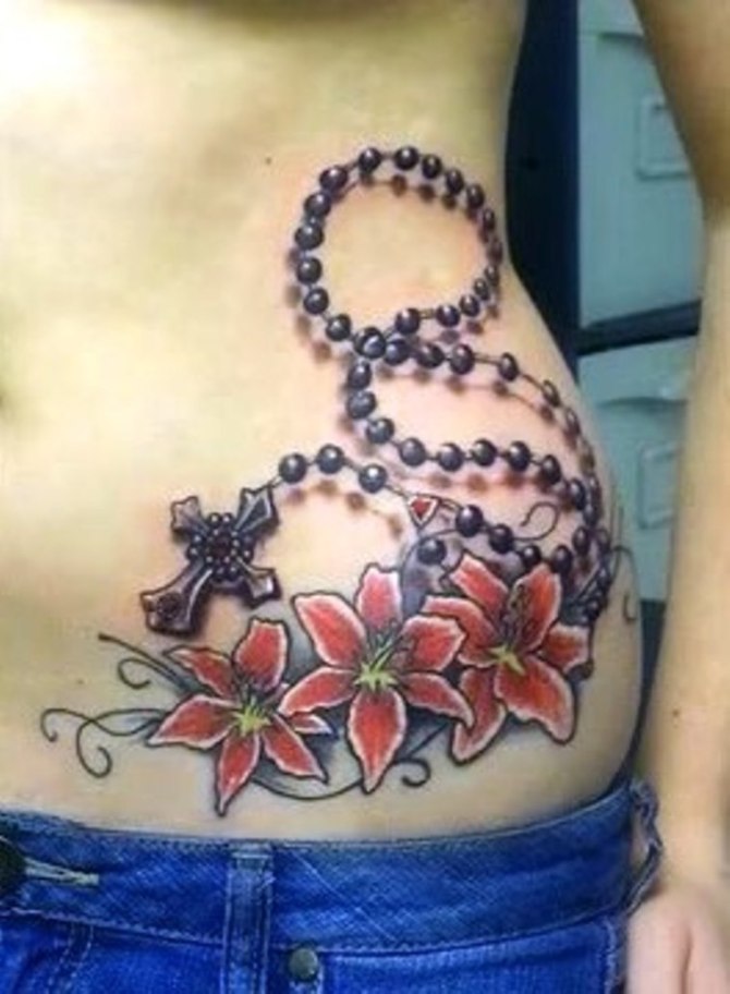 Tattoo of Lilies