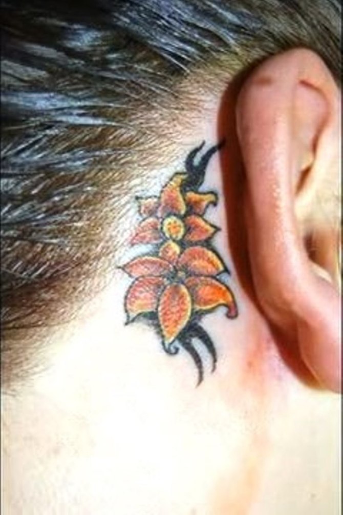 Small Lily Tattoo