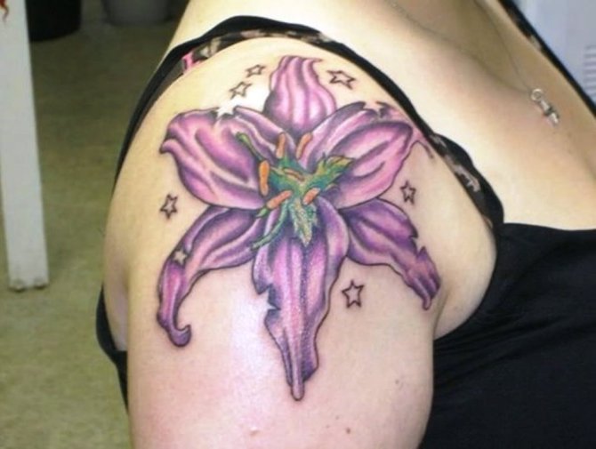 Lily Flower Tattoo Designs