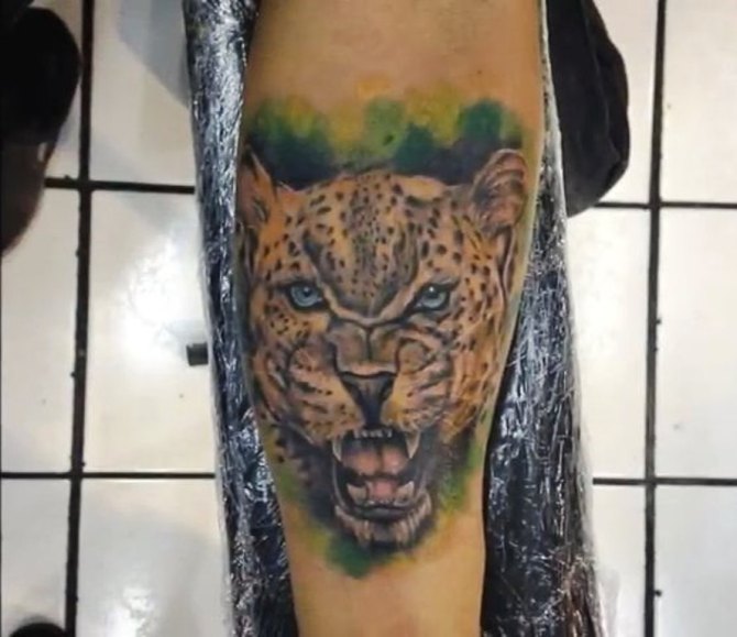  Jaguar Head Tattoo for Men