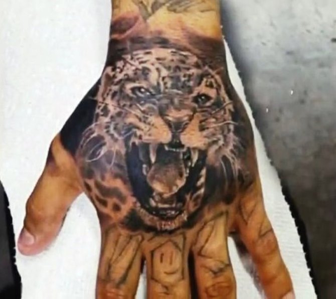 Jaguar Print Tattoo