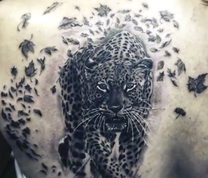 Mayan Jaguar Tattoo Design