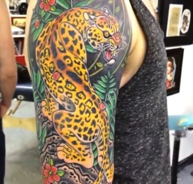 Tattoo Guerrero Jaguar