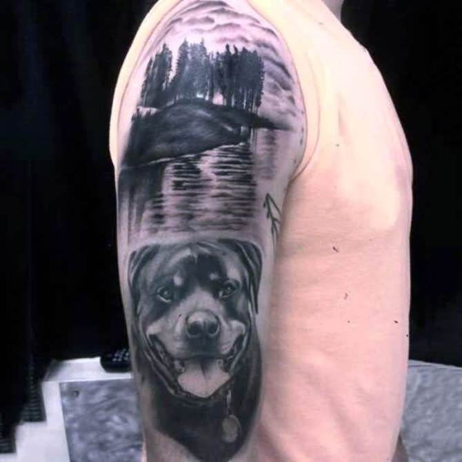 Dog Sleeve Tattoo