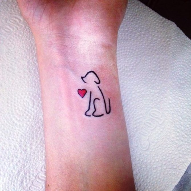 Love Dog Tattoo