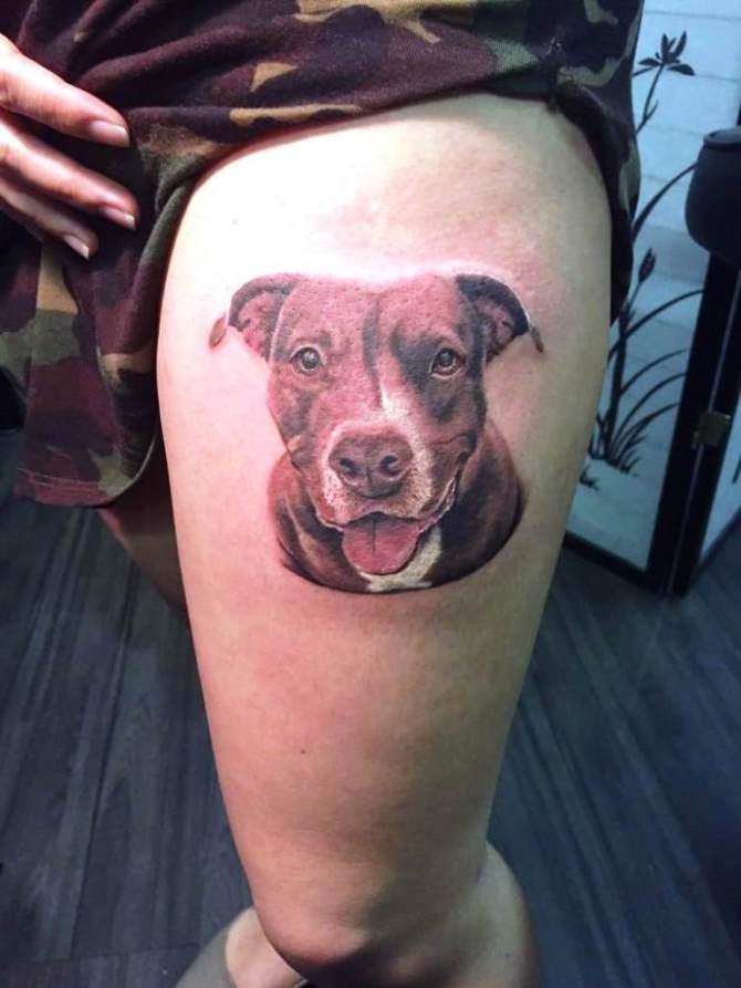 Lucky Dog Tattoo