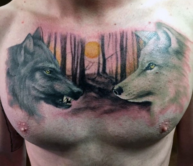 Best Wolf Tattoo