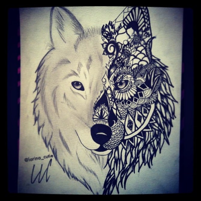 Good Wolf Bad Wolf Tattoo