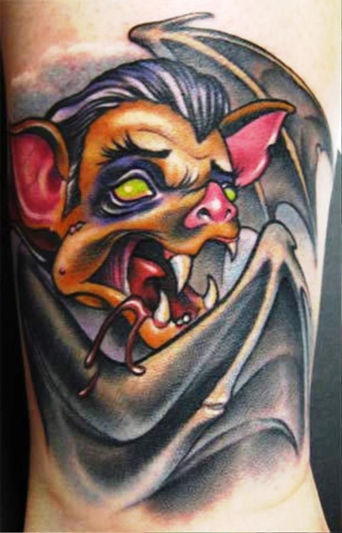 Vampire Bat Tattoo