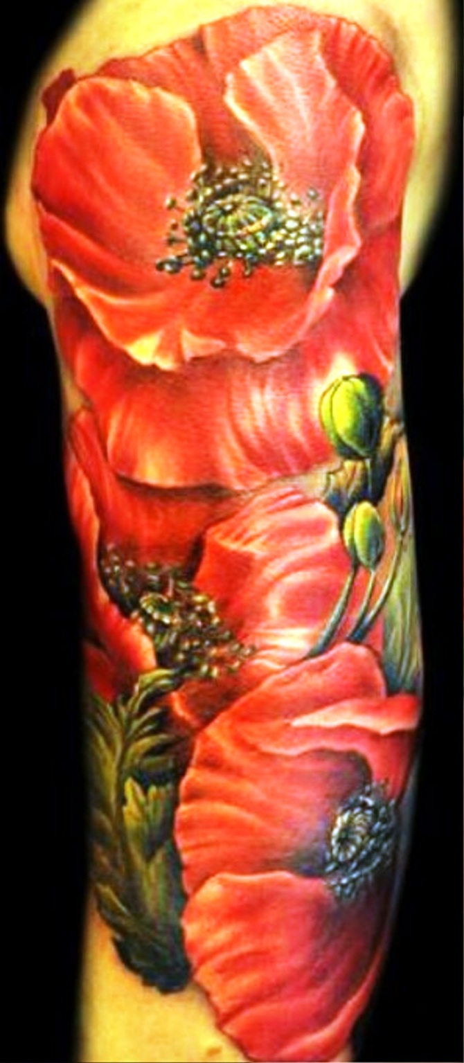 Tattoo Poppies