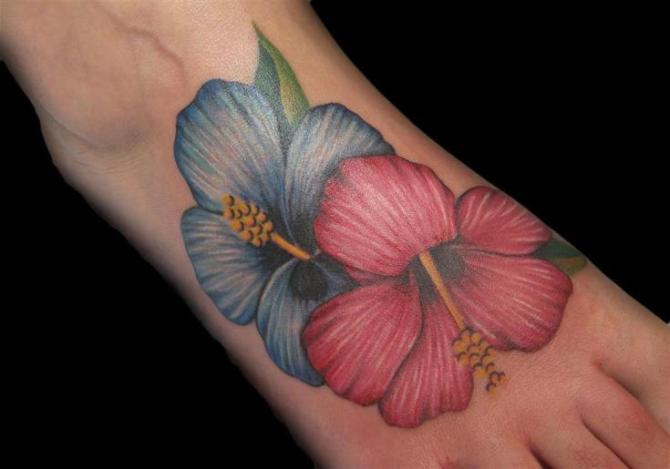 Hibiscus Tattoo for Men
