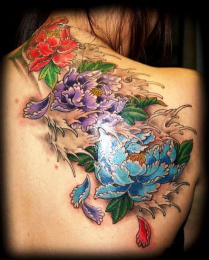  Japanese Peony Flower Tattoo - Peony Tattoos <3 <3