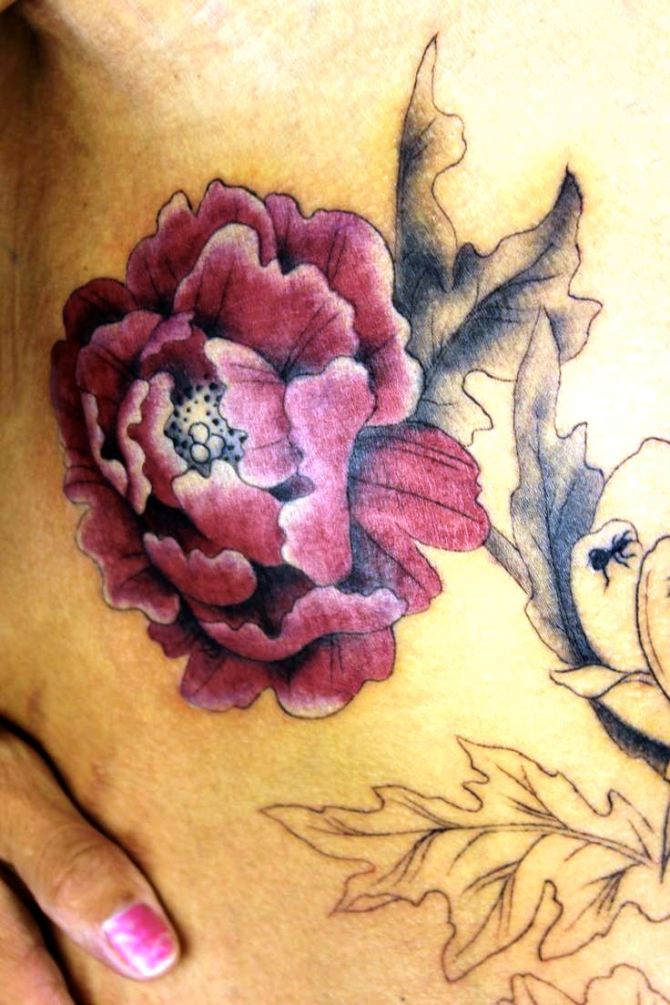  Peony Flower Tattoo - Peony Tattoos <3 <3