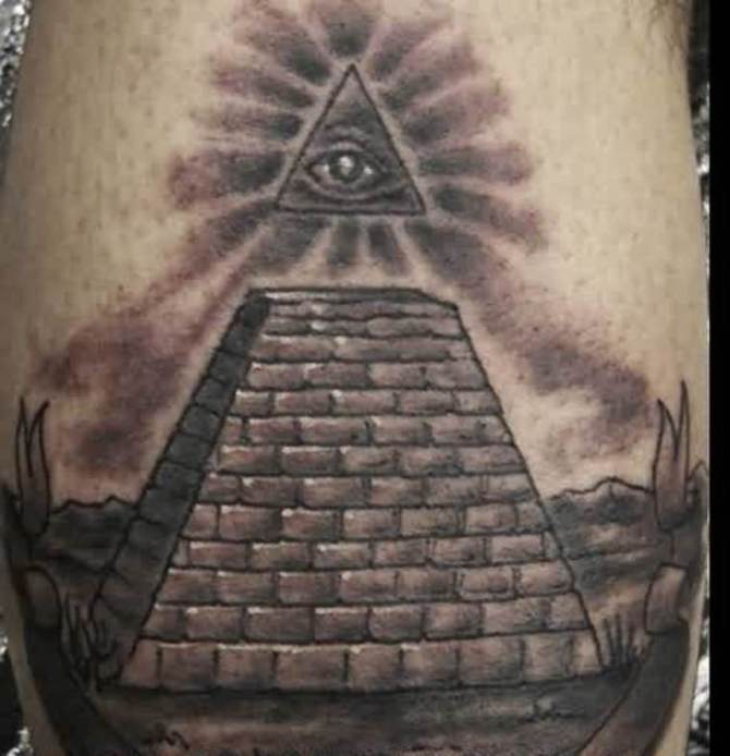 Eye in Pyramid Tattoo
