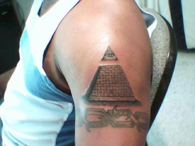 All Seeing Eye Pyramid Tattoo - 20+ Pyramid Tattoos <3 <3