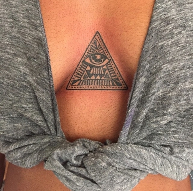 Pyramid with Eye Tattoo Meaning - 20+ Pyramid Tattoos <3 <3