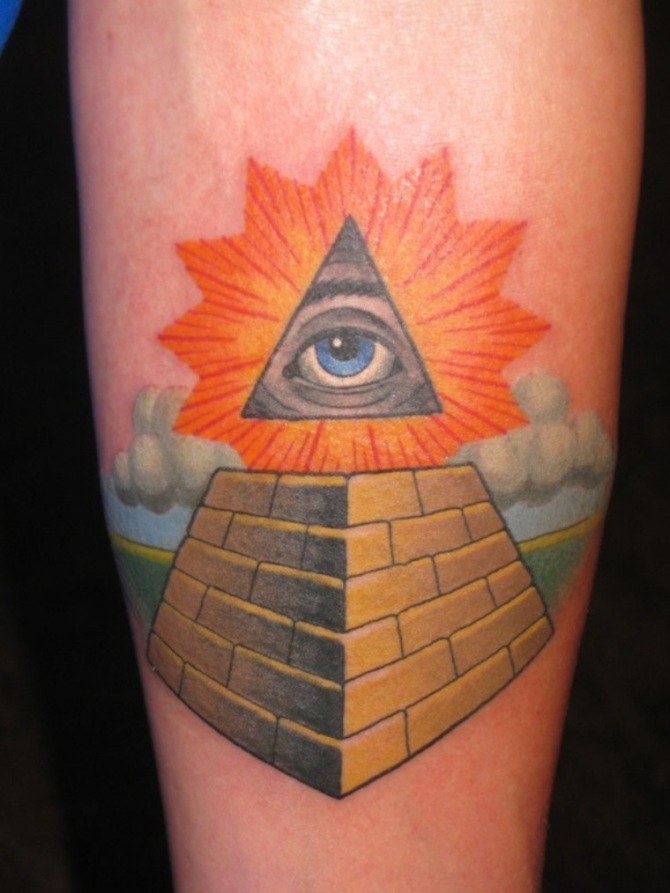  All Seeing Eye Tattoo Color - 20+ Pyramid Tattoos <3 <3