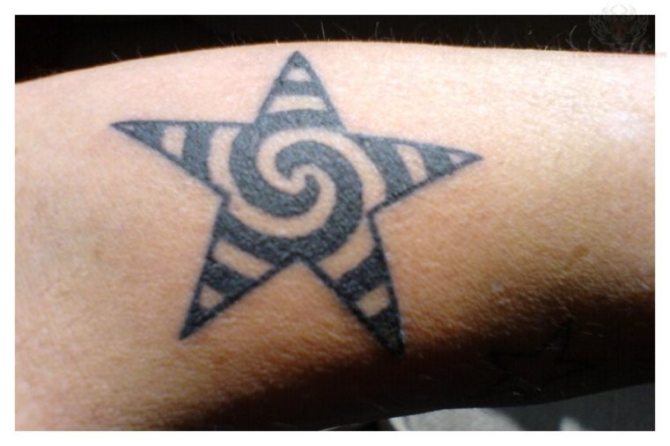  Star Spiral Tattoo - 30+ Spiral Tattoos <3 <3