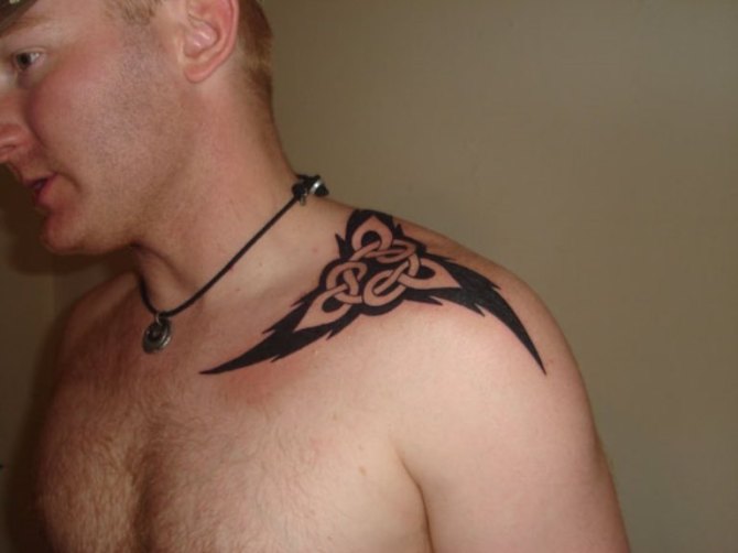  Tattoo on Top of Shoulder - 40+ Triangle Tattoos <3 <3
