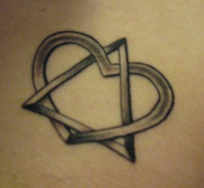  Heart and Triangle Symbol - 40+ Triangle Tattoos <3 <3