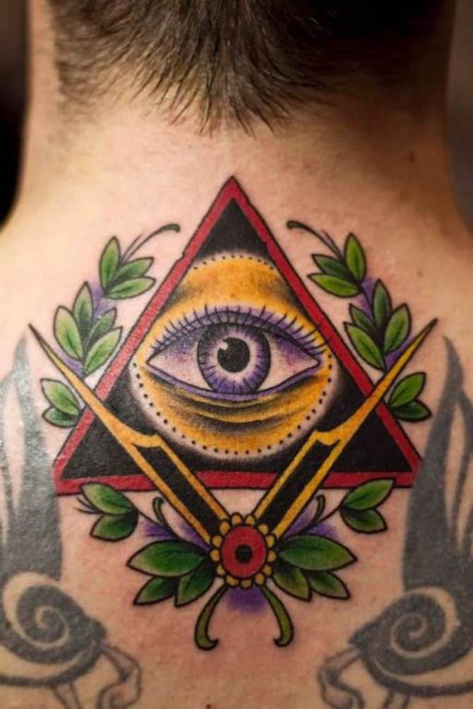 Illuminati Tattoo - 40+ Triangle Tattoos <3 <3
