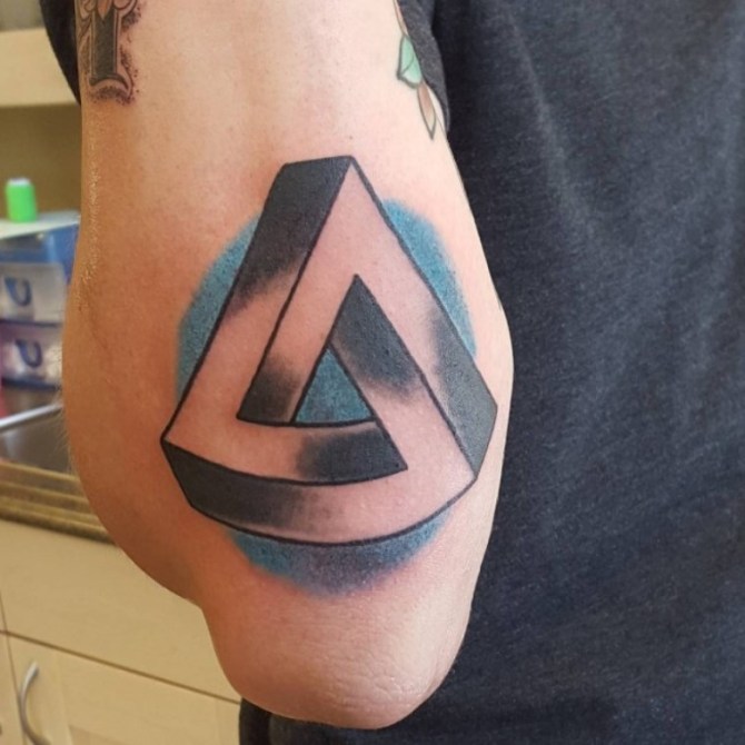 Three Triangle Tattoo - 40+ Triangle Tattoos <3 <3